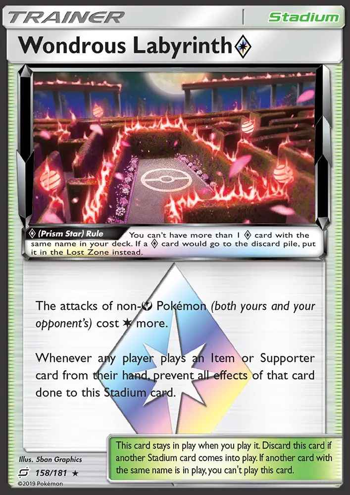 Wondrous Labyrinth ◇, Pokémon card