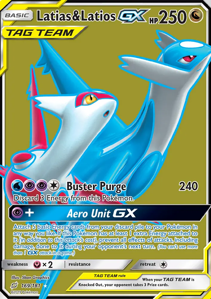 Latias & Latios GX, Pokémon card