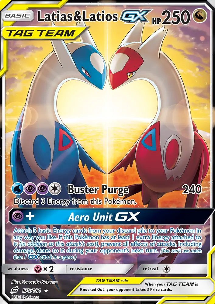 Latias & Latios GX, Pokémon card