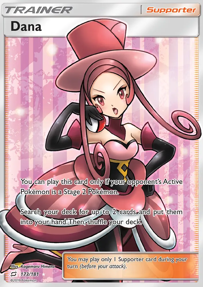 Dana, Pokémon card