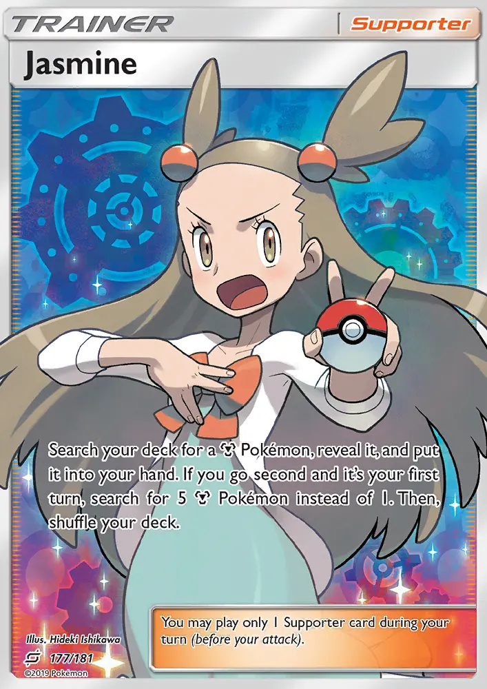 Jasmine, Pokémon card