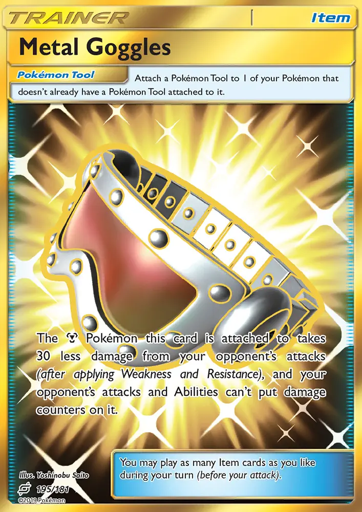 Metal Goggles, Pokémon card