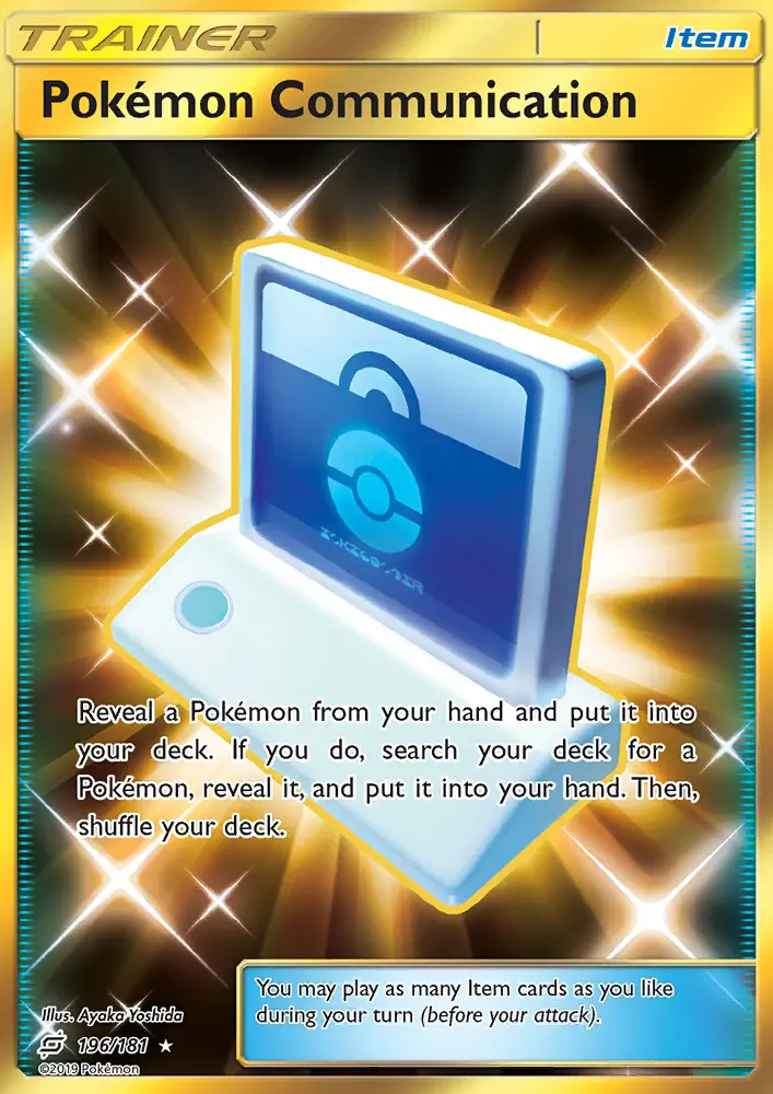 Pokémon Communication, Pokémon card