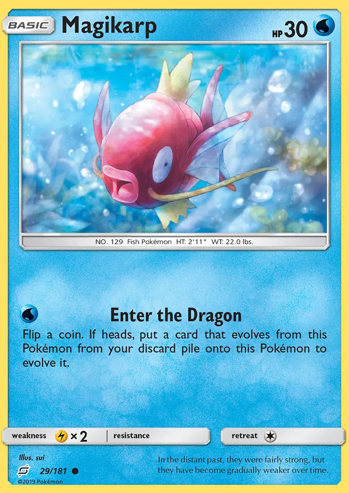 Magikarp, Pokémon card