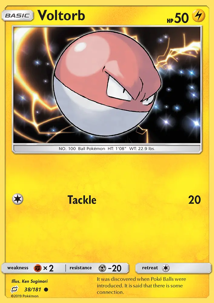 Voltorb, Pokémon card