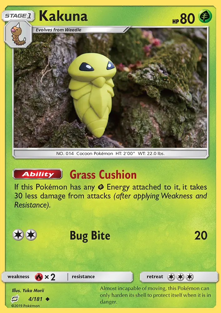 Kakuna, Pokémon card