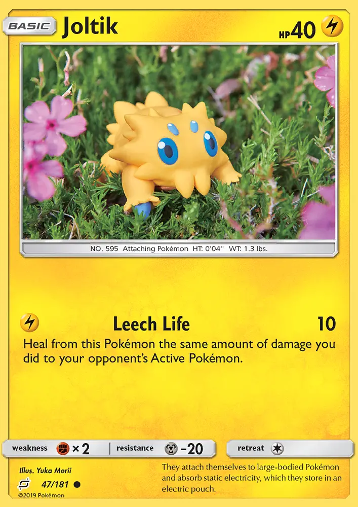 Joltik, Pokémon card