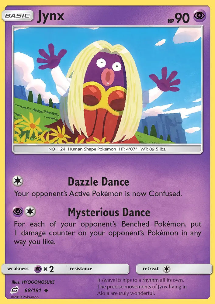 Jynx, Pokémon card