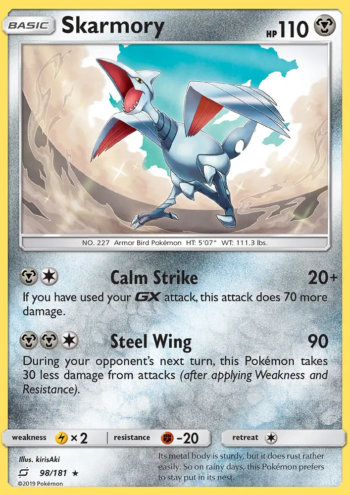 Skarmory, Pokémon card