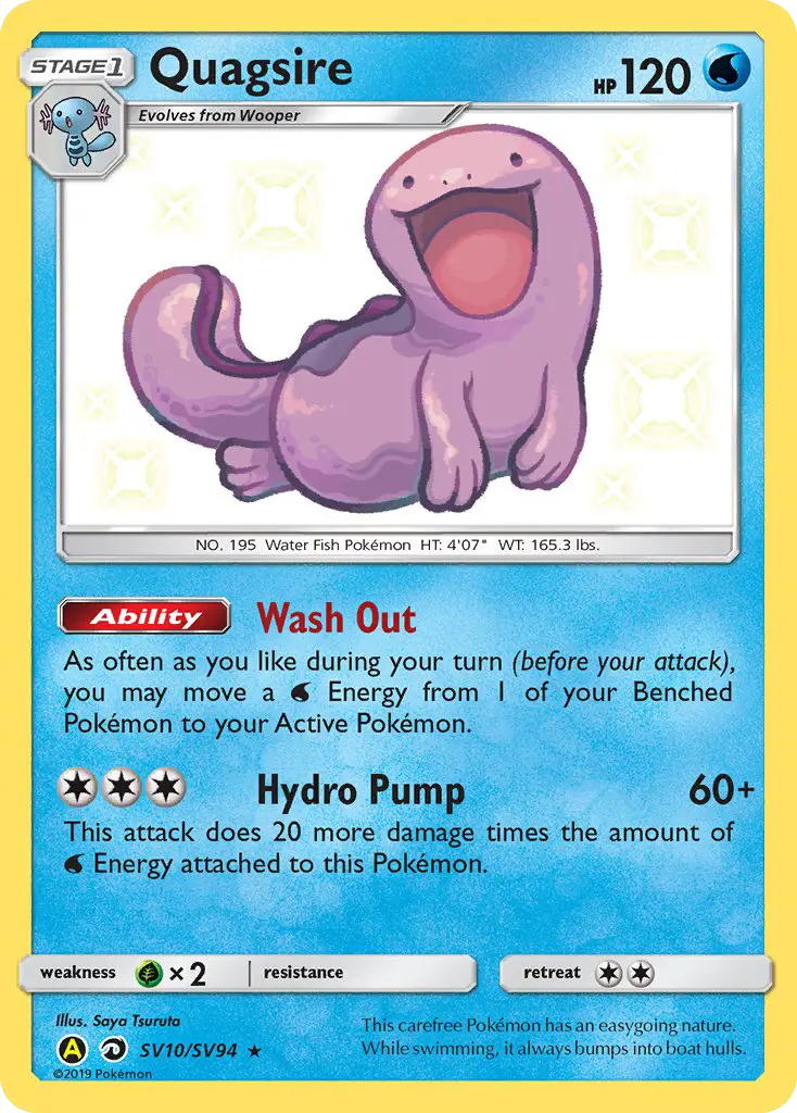 Quagsire, Pokémon card