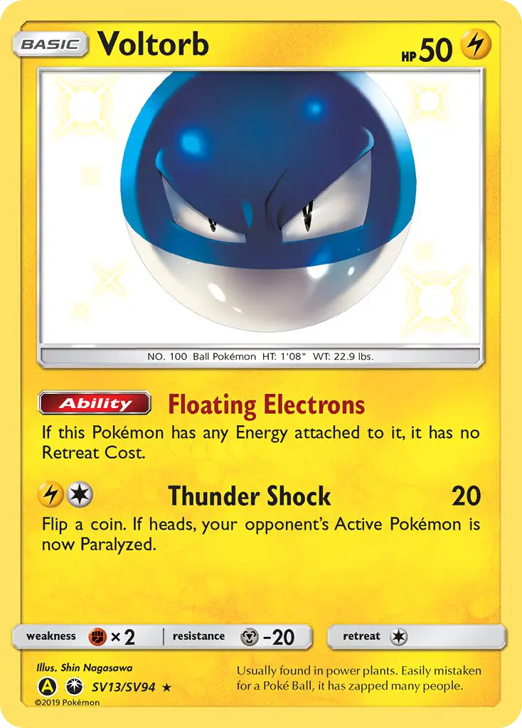 Voltorb, Pokémon card
