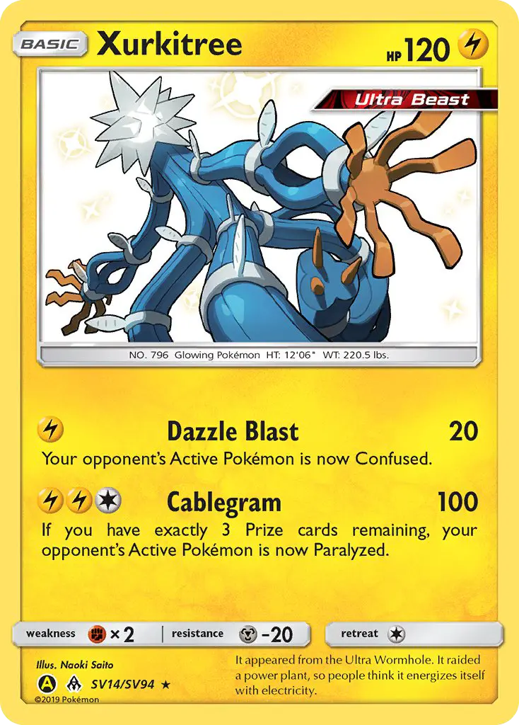 Xurkitree, Pokémon card