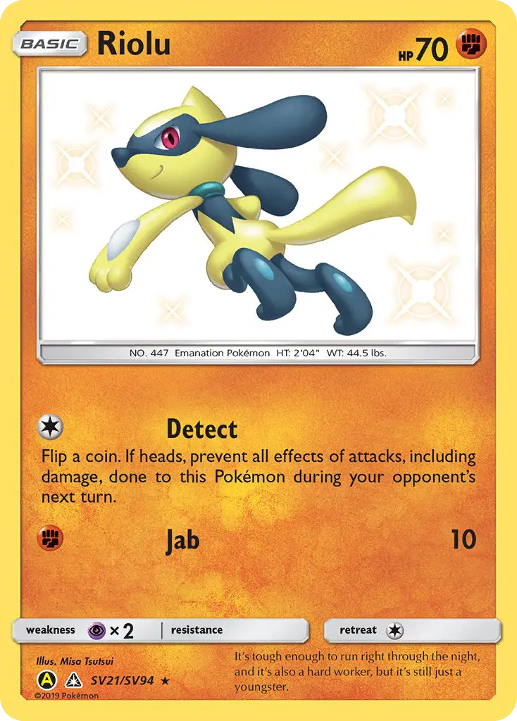 Riolu, Pokémon card