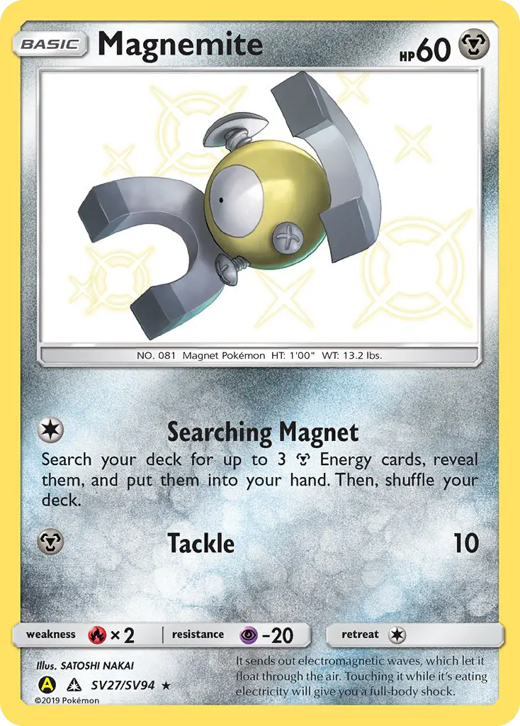 Magnemite, Pokémon card