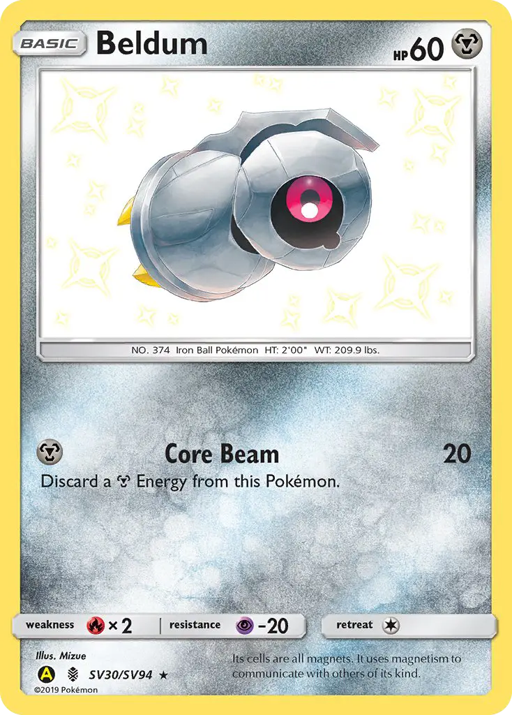 Beldum, Pokémon card