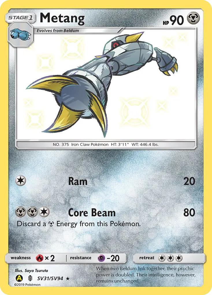 Metang, Pokémon card