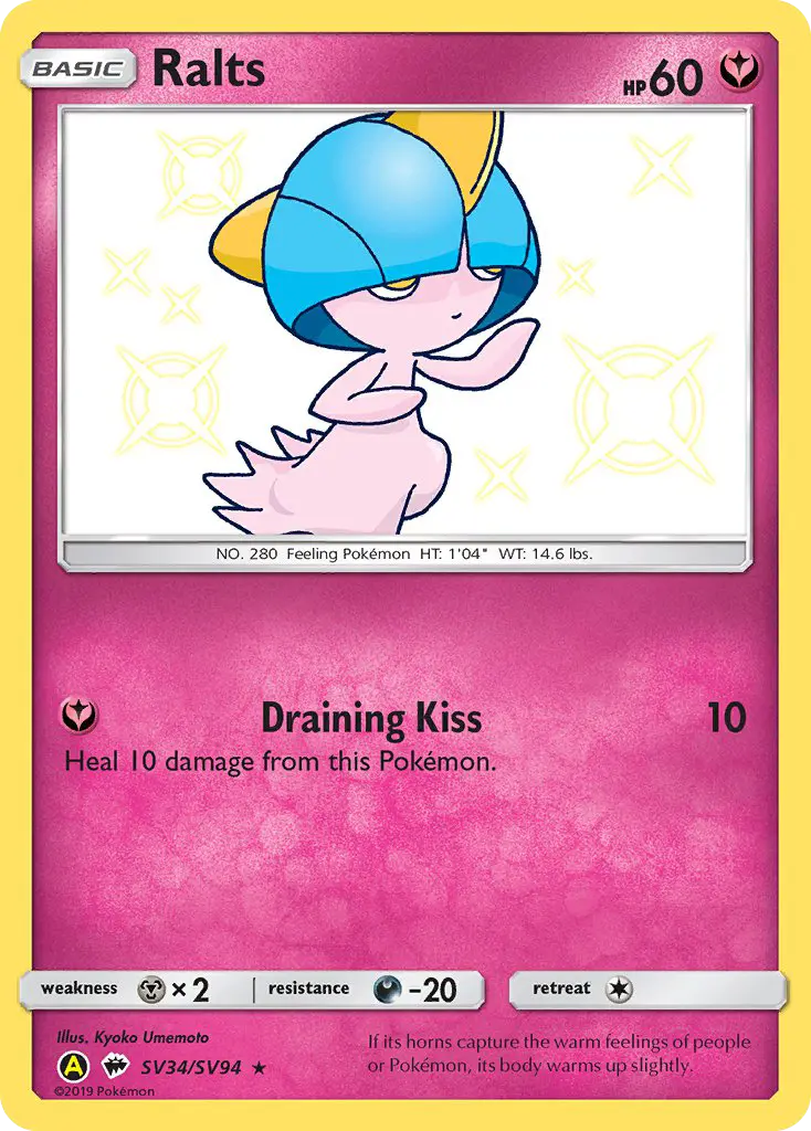 Ralts, Pokémon card
