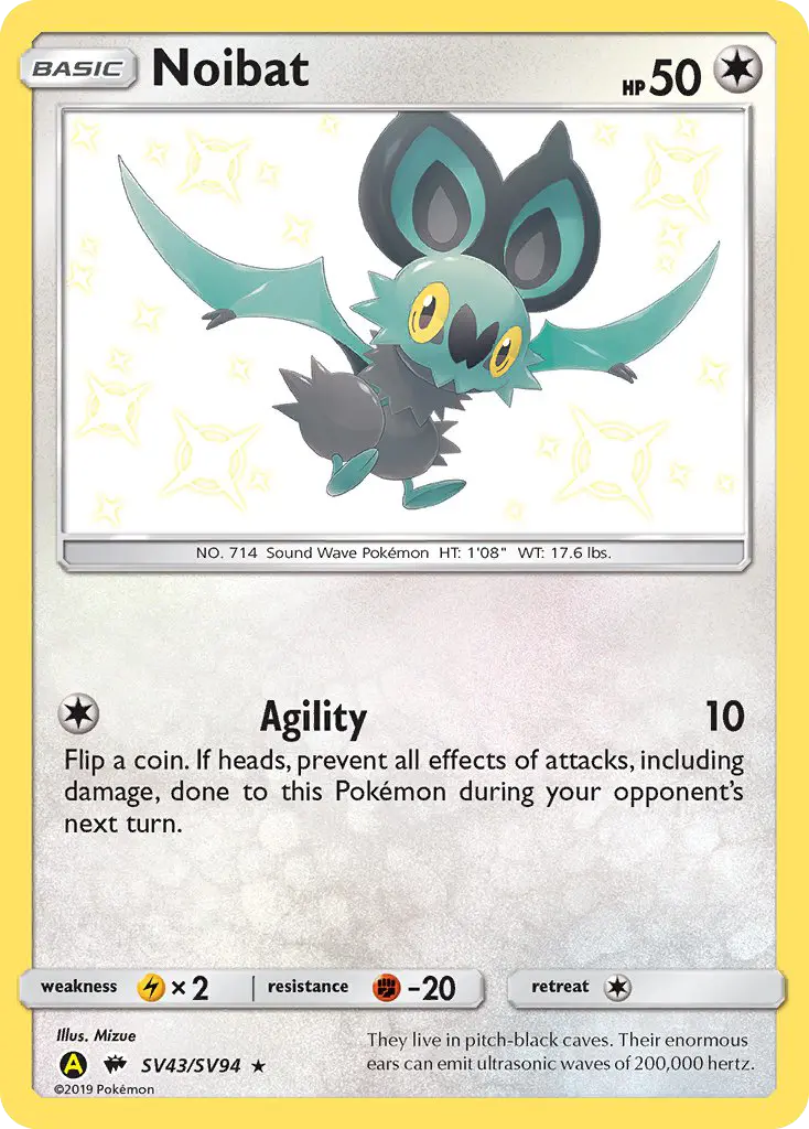 Noibat, Pokémon card
