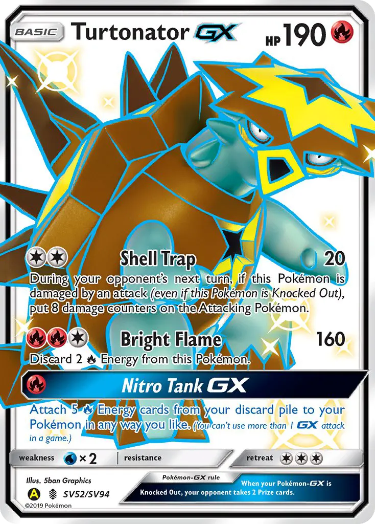 Turtonator-GX, Pokémon card