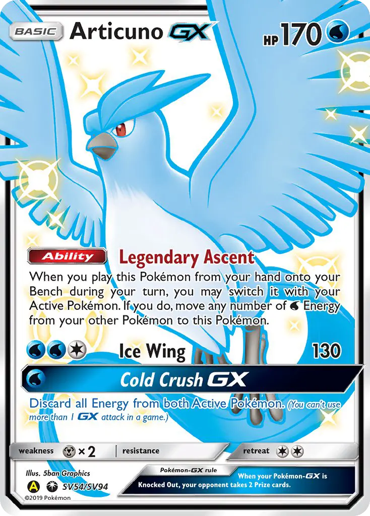 Articuno-GX, Pokémon card