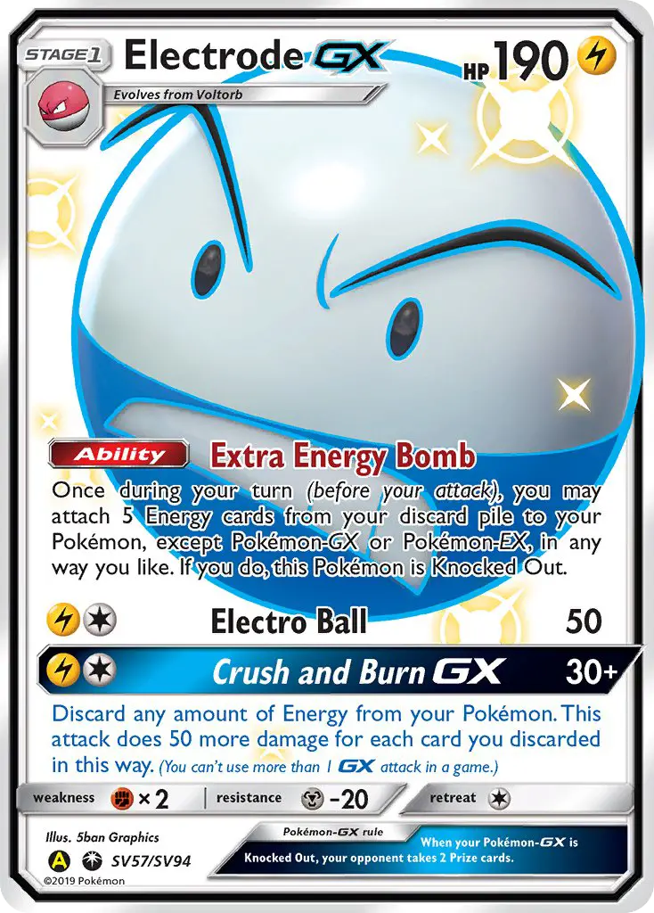 Electrode-GX, Pokémon card