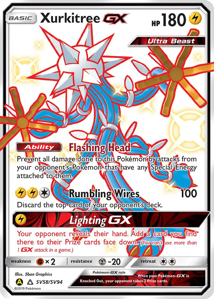 Xurkitree-GX, Pokémon card