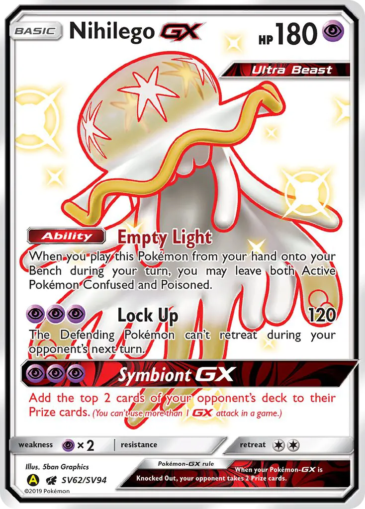 Nihilego-GX, Pokémon card