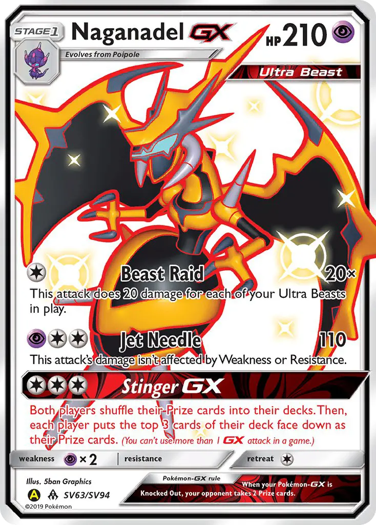 Naganadel-GX, Pokémon card