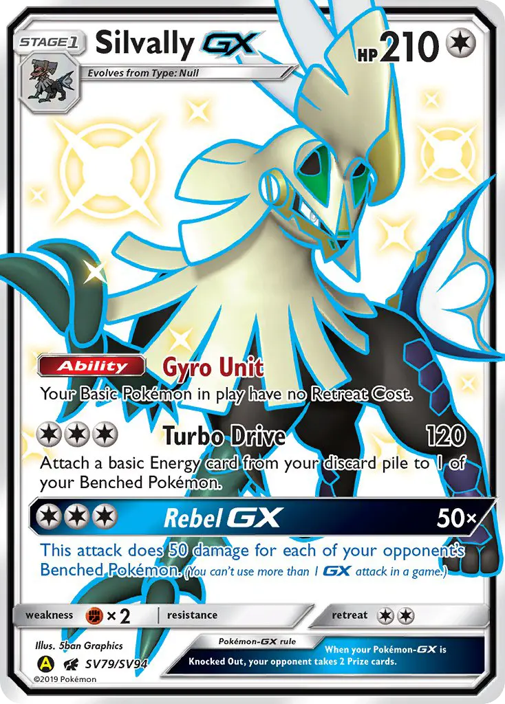 Silvally-GX, Pokémon card
