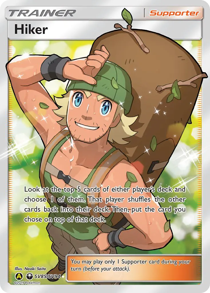 Hiker, Pokémon card