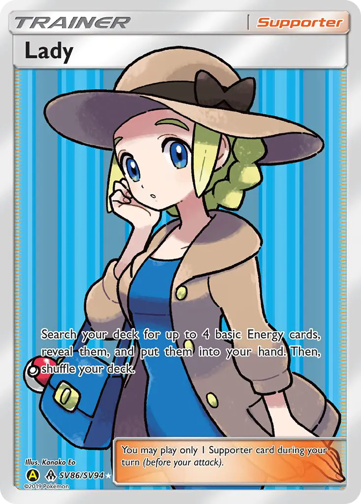 Lady, Pokémon card