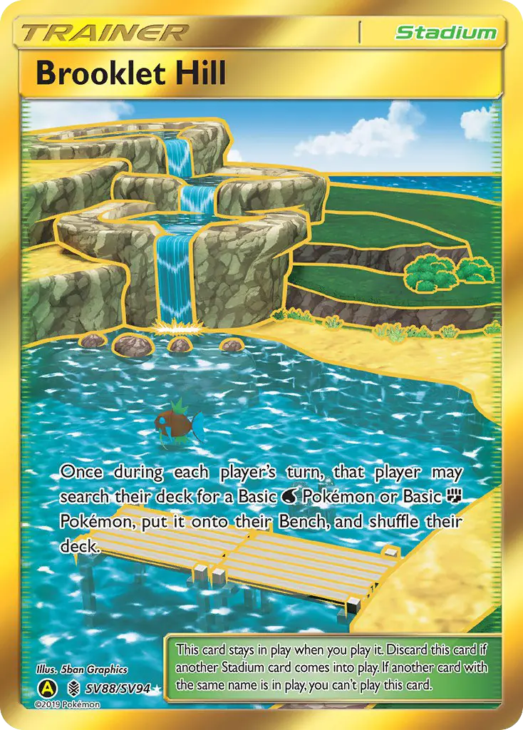 Brooklet Hill, Pokémon card