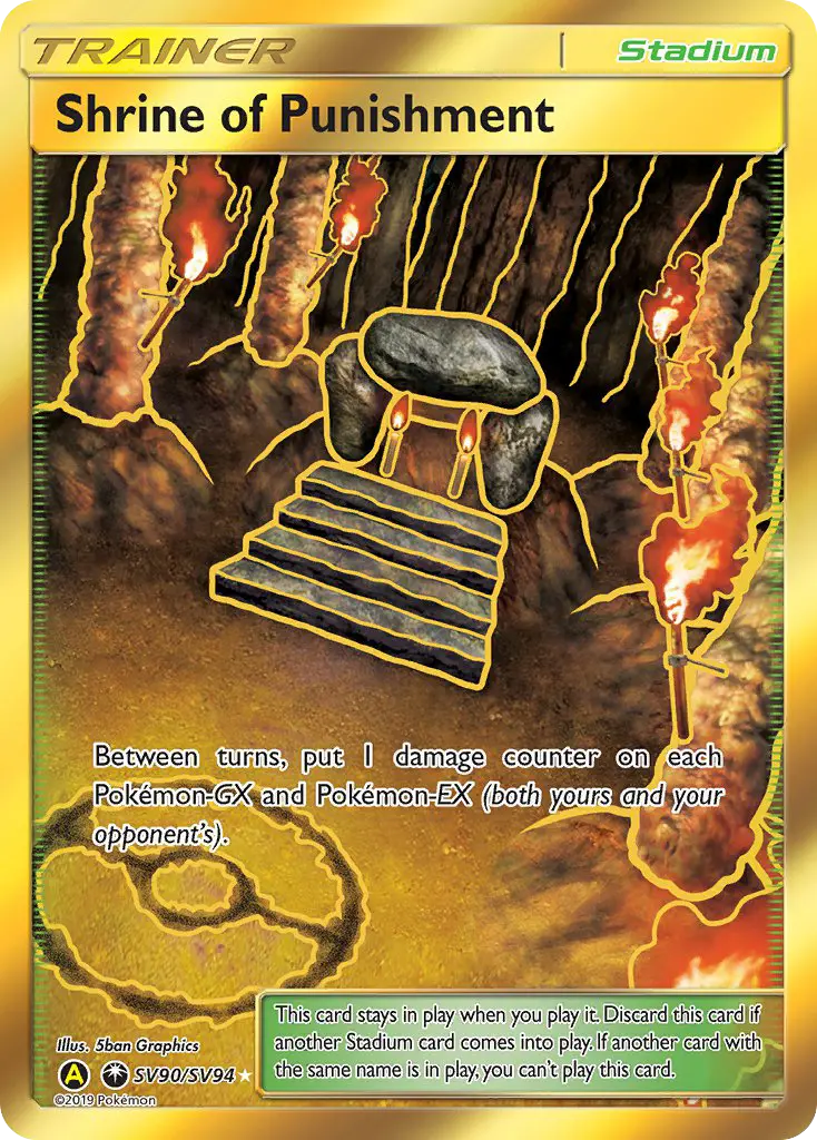 Shrine of Punishment, Pokémon card