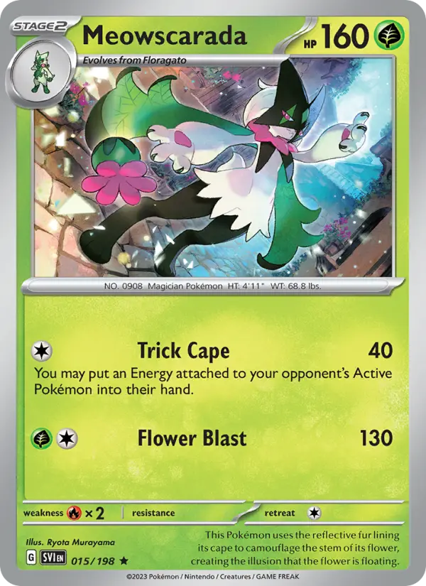 Meowscarada, Pokémon card