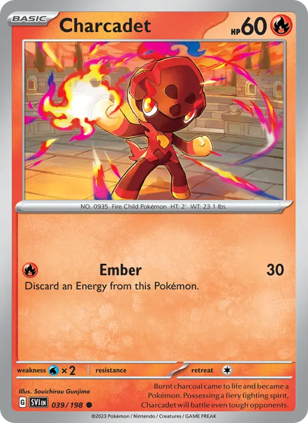 Charcadet, Pokémon card