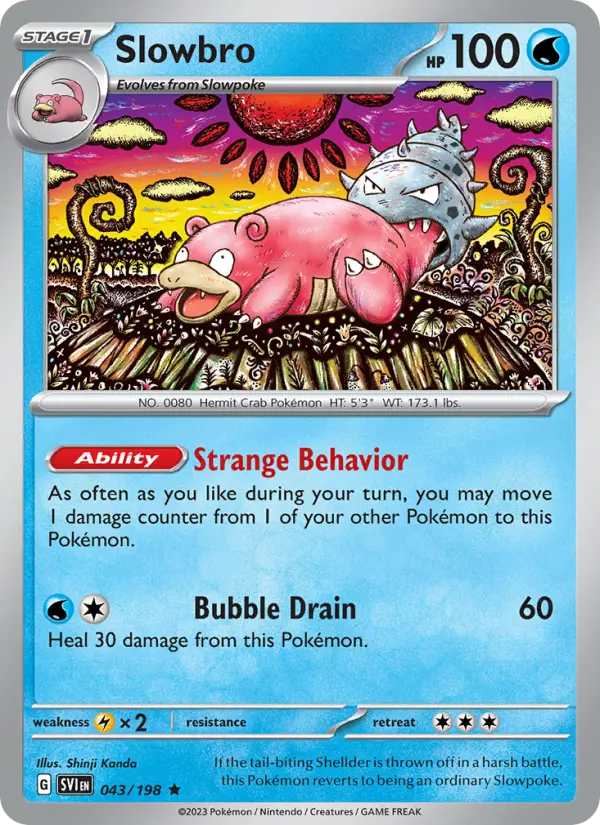 Slowbro, Pokémon card