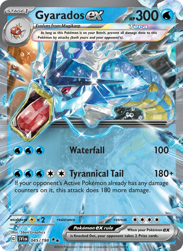 Gyarados ex, Pokémon card