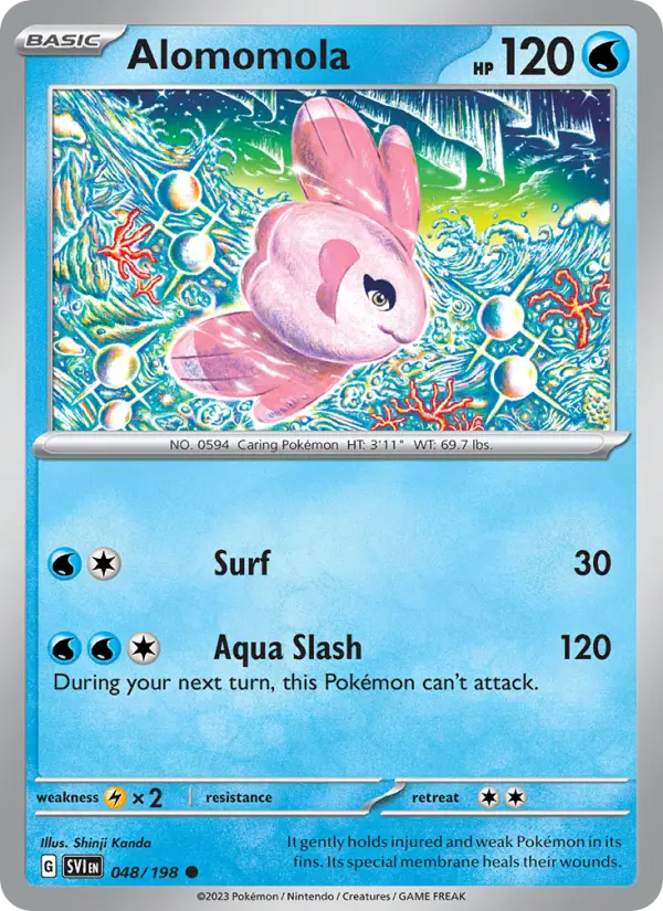 Alomomola, Pokémon card
