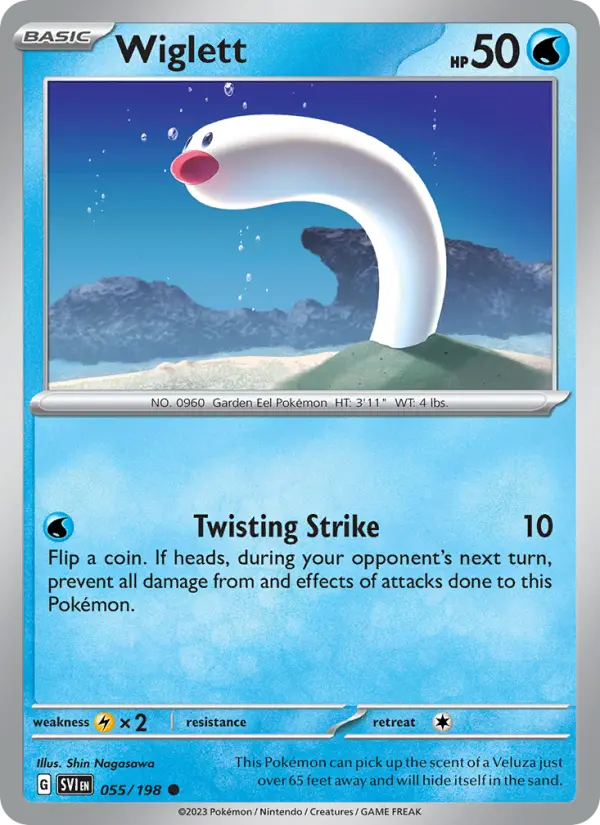 Wiglett, Pokémon card