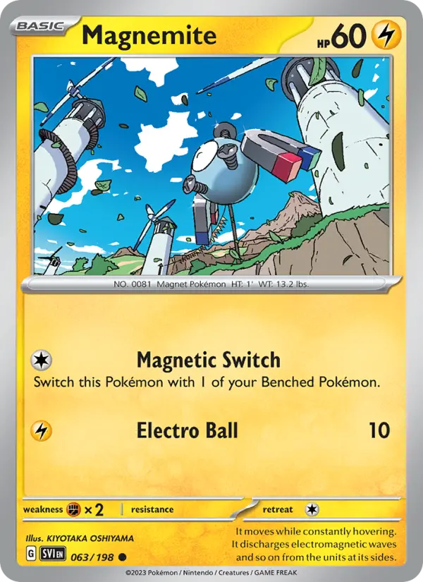 Magnemite, Pokémon card