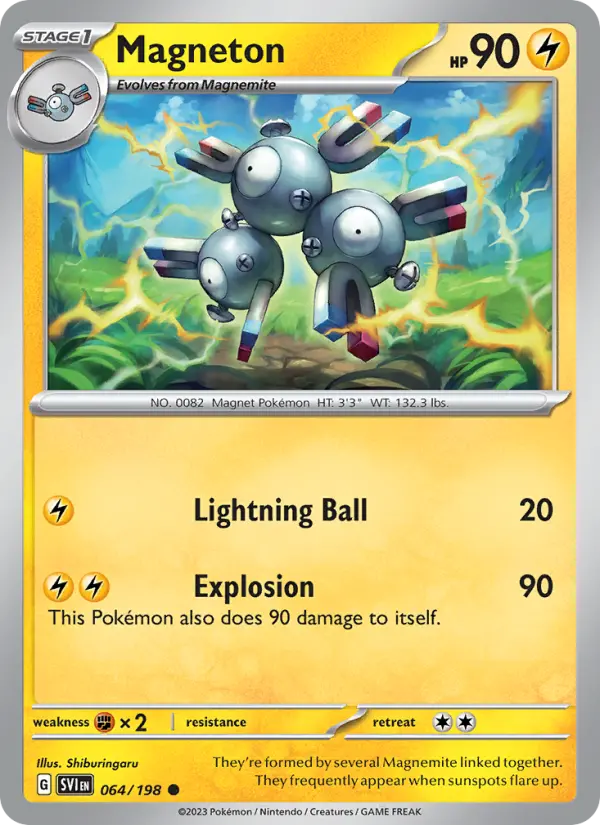 Magneton, Pokémon card