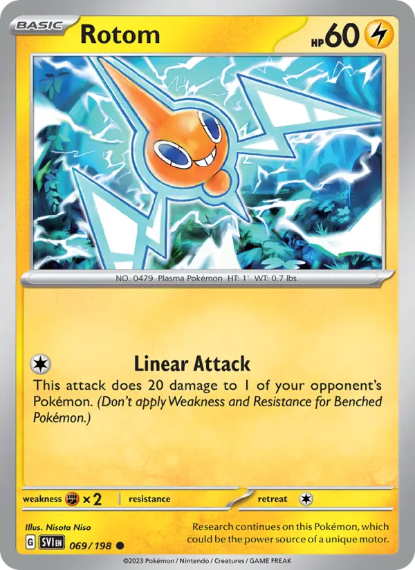 Rotom, Pokémon card