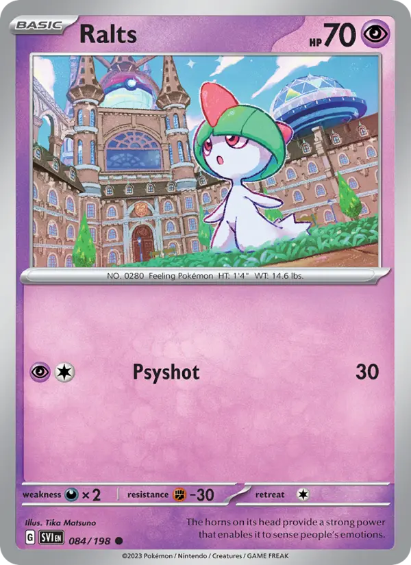 Ralts, Pokémon card