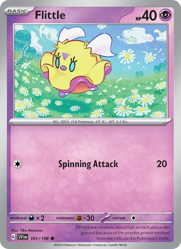 Flittle, Pokémon card