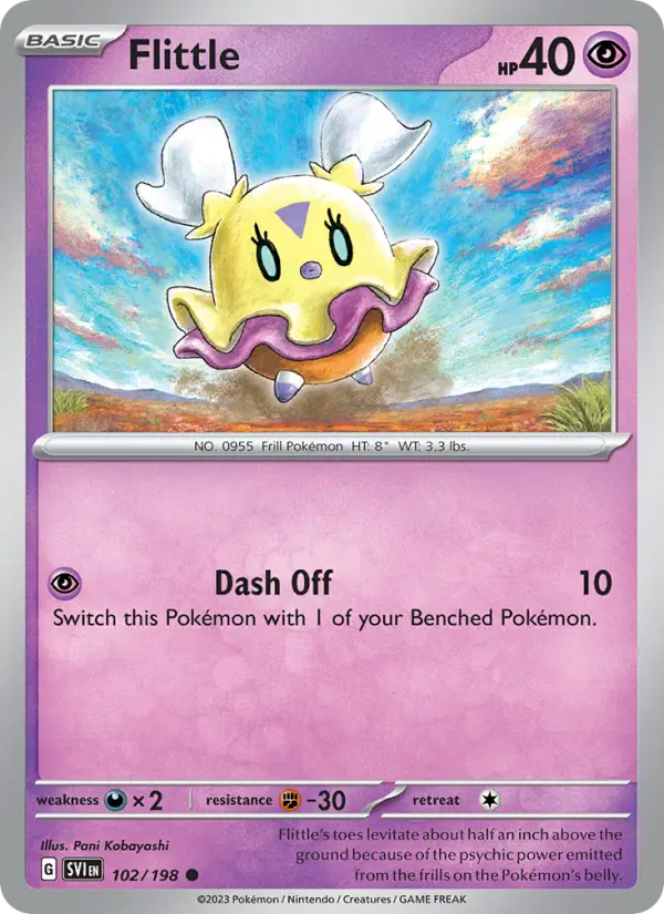 Flittle, Pokémon card