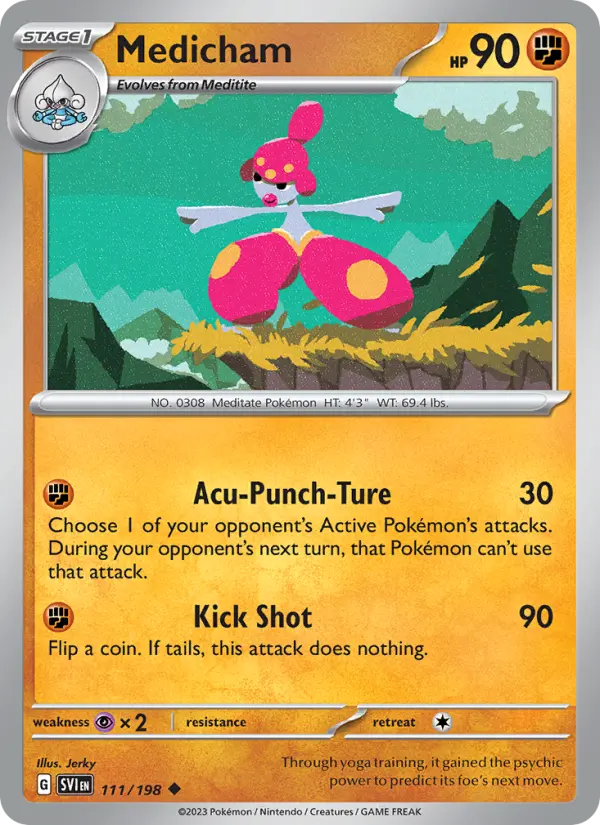 Medicham, Pokémon card