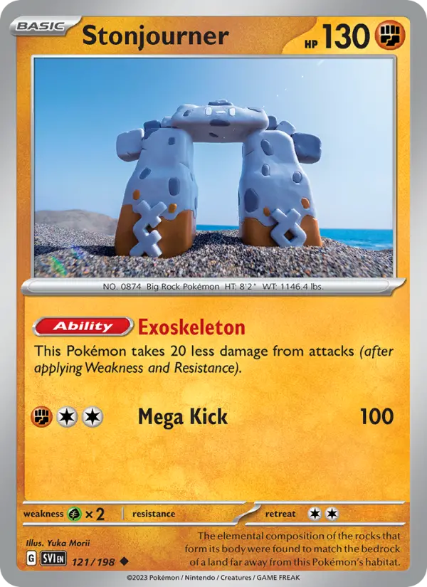Stonjourner, Pokémon card