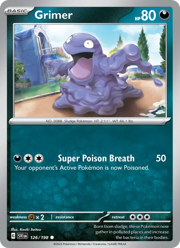 Grimer, Pokémon card