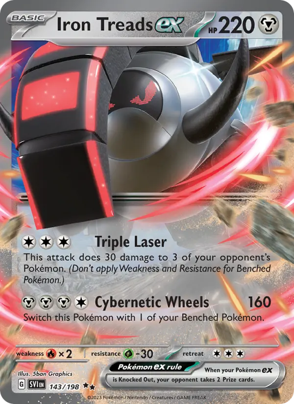 Iron Treads ex, Pokémon card