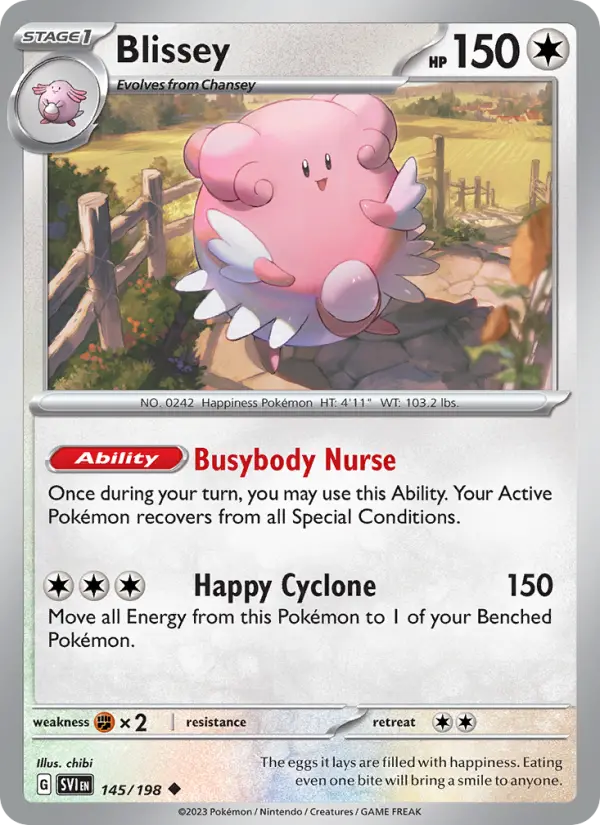 Blissey, Pokémon card
